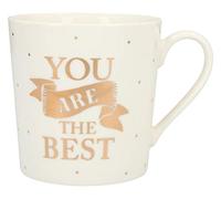 Depesche 5909.022 You are the Beste Tasse avec anse en porcelaine Doré Multicolore 300 ml