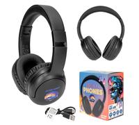 Depesche Action World 13801 Bluetooth Headphones in Black with Racing Car Motif,