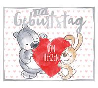 Depesche- Bear Boîte sonore à Souhait pour Offrir de l'argent et des Bons d'achat-avec mélodie et Lettre Environ 11,2 x 9,5 x 3,5 cm, 10024419