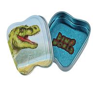 Depesche- Boîte métallique Dino World-Environ 5,4 x 4,3 x 1,9 cm, Assortis, 5615