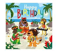 Depesche Carte de vœux musicale humoristique avec inscription en allemand et texte à l'intérieur - 17 x 16,5 cm