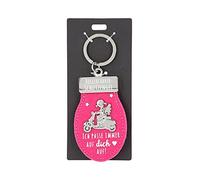 Depesche clés Ange Gardien en Feutre métal Porte-Bonheur comme Petit Cadeau pour Les Proches Lors de Vos déplacements, 11348-013, Rose Bonbon