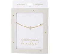Depesche Collier pour femme avec pendentif en forme de cœur, argenté ou doré, 42 à 47 cm, réglable, en différentes variantes avec symboles, lettres ou signes du zodiaque (50)