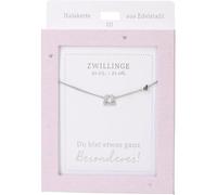 Depesche Collier pour femme avec pendentif en forme de cœur, argenté ou doré, réglable de 42 à 47 cm, disponible en différentes variantes avec symboles, lettres ou signes du zodiaque, Filigran, Acier