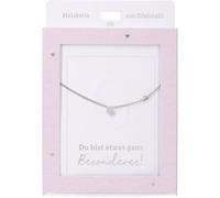 Depesche Collier pour femme avec pendentif en forme de cœur, argenté ou doré, réglable de 42 à 47 cm, disponible en différentes variantes avec symboles, lettres ou signes du zodiaque, Filigran, Acier