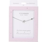Depesche Collier pour femme avec pendentif en forme de cœur, argenté ou doré, réglable de 42 à 47 cm, disponible en différentes variantes avec symboles, lettres ou signes du zodiaque, Filigran, Acier