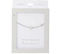 Depesche Collier pour femme avec pendentif en forme de cœur, argenté ou doré, réglable de 42 à 47 cm, disponible en différentes variantes avec symboles, lettres ou signes du zodiaque, Filigran, Acier
