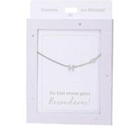 Depesche Collier pour femme avec pendentif en forme de cœur, argenté ou doré, réglable de 42 à 47 cm, disponible en différentes variantes avec symboles, lettres ou signes du zodiaque, Filigran, Acier