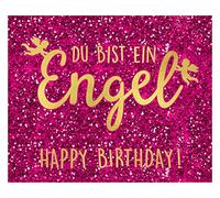 Depesche- Engel Boîte sonore à Souhait pour Offrir Bons d'achat-avec mélodie et Lettre d'argent-Environ 11,2 x 9,5 x 3,5 cm, 10024397, Rose