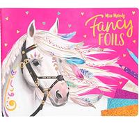 Depesche Miss Melody 10352 Chemise de Bricolage Fancy Foils avec Livre de coloriage avec Autocollants et Films pailletés pour décorer
