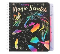 Depesche Miss Melody 12731 Carnet à gratter avec 20 Pages de Motifs fantastiques à gratter, livret avec dégradé de Couleurs Multicolores et Stylo à gratter
