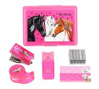 Depesche Miss Melody 5776 Mini Set de Bureau dans Une boîte avec Motif de Chevaux Assortis