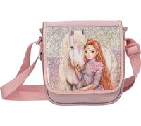 Depesche Kleine Umhängetasche 13295 TOPModel Viva Petit Violet, avec Motif de Mannequin, Cheval et Paillettes, Sac avec bandoulière réglable, Multicolour, Taille Unique