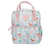 Depesche Princess Mimi Wild Forest Depesche 12572 Princess Mimi Wild Forest Sac à dos vert et rose avec animaux de la forêt, sac à fermeture éclair unisexe adulte (lot de 1)