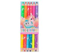Depesche Set de 6 Crayons de Couleur YLVI Double Pointe