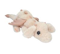 Depesche Snukis Peluche dragon couché, abricot