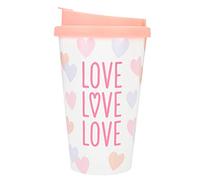 Depesche To-Go 2180.035 Gobelet en plastique avec inscription en allemand Love Multicolore 350 ml
