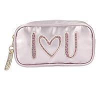 Depesche TOPModel 10861-042 Trousse de Maquillage avec Inscription I Love You Rose 19 x 10 x 5,5 cm