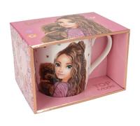 Depesche TOPModel 13067 Tasse en porcelaine avec anse Motif chien Blanc 300 ml