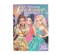 Depesche – Livre d'autocollants TOPModel Glamour 13232 – 20 pages, 3 doubles-pages – Multicolore