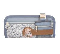 Depesche TOPModel Cat Love 13275 Trousse à Crayons avec Compartiment à Rabat Bleu Clair Motif Chat et modèle, Lilas, TOPModel Cat Love
