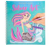 TOPModel livre de coloriage Silver Art girls papier 22 cm Multicolore G