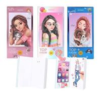 Depesche TOPModel Mini livre de coloriage avec son, 80 pages, look de téléphone portable, avec image mobile, 13,8 x 7 x 1,5 cm, 1 pièce