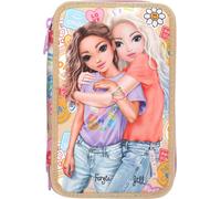 Depesche trousse à crayons 3 compartiments TOPModel GIRL POWER : beige Assortiment de couleurs : beige