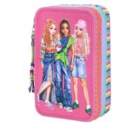 Depesche trousse à crayons 3 compartiments TOPModel JOY rose