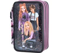 depesche vertrie TOPModel Trousse à crayons 3 compartiments REBEL KITTY REBEL KITTY