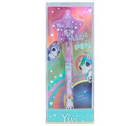 Depesche Ylvi 12098 Stylo à encre invisible visible à la lumière UV avec pile incluse