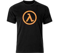 depi Men's Half-Life Gaming T Shirt Black S