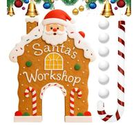 D'épice Jeu De Golf | avec Bâtons De Canne en Portable Jouet Intérieur Extérieur | Ensemble De Parcours De Golf en D'Épice De Noël | pour Maison Salon Fête Vacances Rassemblements