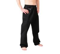 DEPICE Pantalon de karaté Simple, Noir, 140 Mixte