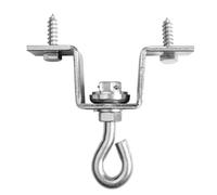 DEPICE TN-s-h Crochet de Plafond pour Sac de Frappe Chromé Taille Unique