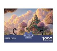 Depicting Black Swans 1000 Pcs Papier Premium Puzzle Cloud Castle Méditatif Jigsaw Déco Maison pour Enfants 38x26cm/1000pcs