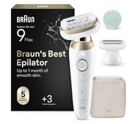 Braun Silk-épil 9 Flex 9-071 3D 40 pince(s) Or, Blanc