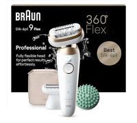 Braun Silk-épil 9 Flex 9-071 3D 40 pince(s) Or, Blanc