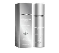 Depilatorio de acción rápida, spray para depilación, spray corporal de 4.72 x 1.81 x 1.81 pulgadas con fórmula, para piel sensible, producto de belleza con acabado, herramienta d