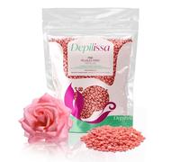 Depilissa 400 g Perles de Cire Rose - Épilation Efficace pour Tous Types de Peau - Visage, Bikini, Brésilienne, Jambes, Bras - Sans Bandes - Fabriqué en Italie (0,4 kg, Pink)