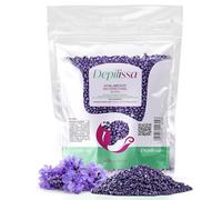 Depilissa Perles de Cire 400g Royal Amethyst - Cire Chaude Multidirectionnelle Sans Bande - Hypoallergénique & Vegan - Épilation Visage, Aisselles, Jambes & Maillot - Femme & Homme - Made in Italy