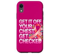 Dépistage Cancer du Sein Rubans Roses Coque pour iPhone XR
