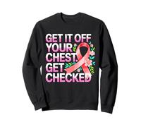 Dépistage Cancer du Sein Rubans Roses Sweatshirt