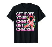 Dépistage Cancer du Sein Rubans Roses T-Shirt