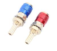 Depisuta Adaptateur de Gaz Refroidi à L'eau, Raccord de Tuyau avec Bouchon pour Torche de Soudage PTA DB MIG TIG, Installation Simple, Sûr et sans Odeur, Matériau en Laiton, pour Divers (8