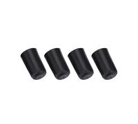 Depisuta Astuce en Caoutchouc pour la Poubelle à Violoncelle, 4 PCS NOIR NO SLOP ENDINPIN PROTECTEUR avec Petit Bouchon Léger pour la Basse Endpin
