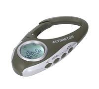 Depisuta Barométre Altièère Numérique, Rétroéclairage LCD Multifonction, Mini Barométre Altièère, Boussole, Thermomètre, Prévisions Météorologiques, Horloge, Calendrier, Altitude