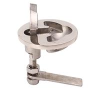 Depisuta Battre de Caméra, 316 Verrouillage de Trappe Marine en Acier Inoxydable avec Une Grande Bague pour Les Navires de Yachts VR RVS