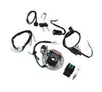 Depisuta Bobine D'allumage CDI, Faisceau de Câbles de Bougie D'allumage, Kit de Stator Magnétique, Norme d'origine pour Dirt Pit Bike ATV, Convient à la Plupart des Démarreurs électriques Chinois