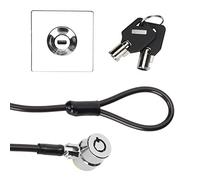 Depisuta Câble de sécurité pour Ordinateur Portable galvanisé avec Rotation à Double Axe pour OS X //, Largement Compatible dans la Chambre et Le Lieu Public